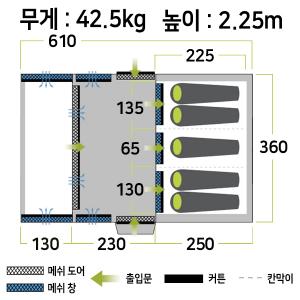 젬파이어 프로 TL V2 TC 면혼방 에어텐트(5인용)