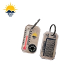 썬 컴퍼니 우드 나침반 온도계