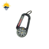 썬 컴퍼니 카라비너 나침반 온도계