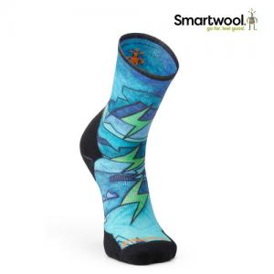 스마트울 Athlete Edition Run Print Crew Socks
