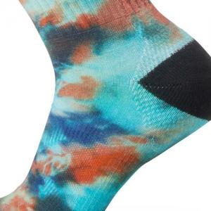 스마트울 Athletic Far OutTieDye Print Crew Socks