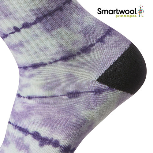 스마트울 Athletic Tie Dye Print Crew Socks