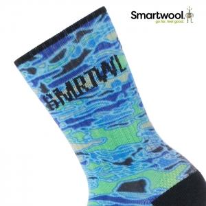 스마트울 Athletic InaDazePrint Crew Socks