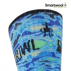 스마트울 Athletic InaDazePrint Crew Socks