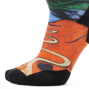 스마트울 Trail Run Targeted Cushion Singletrack Print Crew Socks