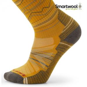 스마트울 Hike Light Cushion Mountain Range Pattern Crew Socks