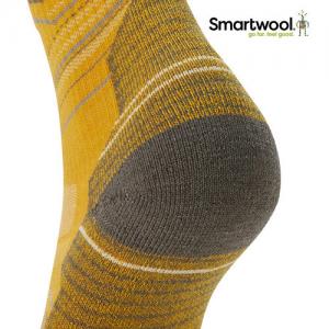 스마트울 Hike Light Cushion Mountain Range Pattern Crew Socks