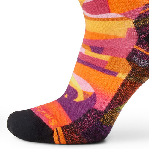 스마트울 W Hike Light Cushion Bear Country Print Crew Socks