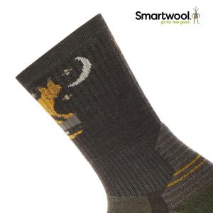 스마트울 Hike Light Cushion Nightfall Forest Crew Socks