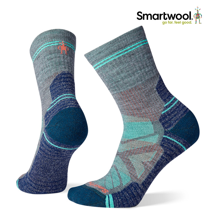 스마트울 W Hike Light Cushion Mid Crew Socks