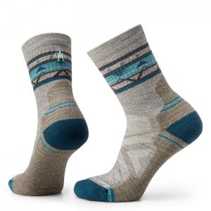스마트울 W H Light Cushion Zig Zag Valley Mid Crew Socks