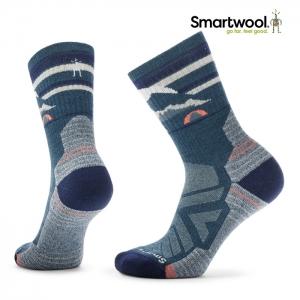 스마트울 W Hike Light Cushion Mountain Moon Crew Socks