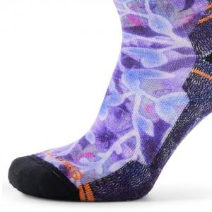 스마트울 W Hike Light Cushion Floral Print Crew Socks