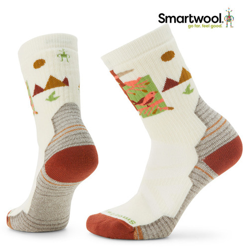 스마트울 W Hike Full Cushion Alpine Perch Crew Socks (Women's Hike Full Cushion Alpine Perch C)