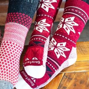 스마트울 Women's Everyday Cozy Lodge Crew Socks