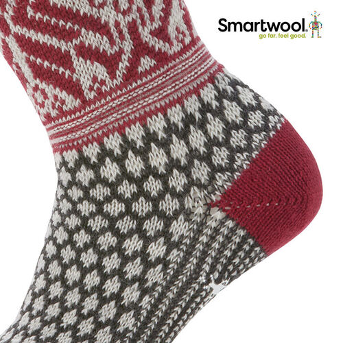 스마트울 Everyday Popcorn Snowflake Pattern Crew Socks