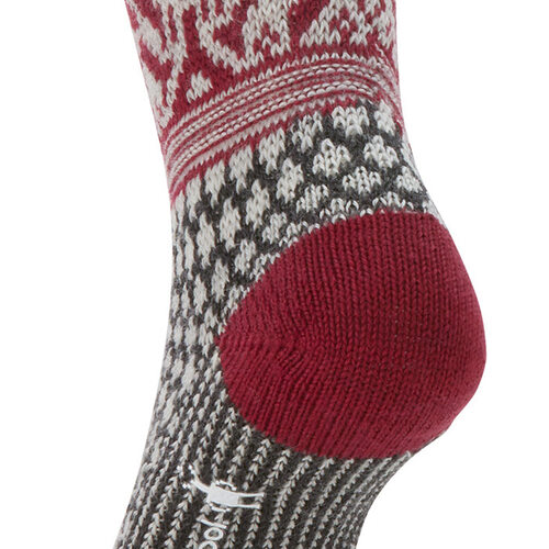스마트울 Everyday Popcorn Snowflake Pattern Crew Socks