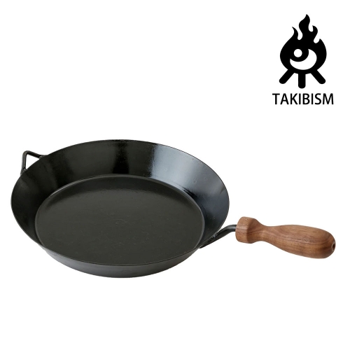 타키비즘 아이언 철제 캠핑 프라이팬 (MK027)