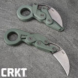 CRKT 프로보크(F) 그린 카람빗 나이프