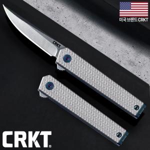 CRKT CEO 마이크로플리퍼 드롭 포인트(F) 폴딩 나이프