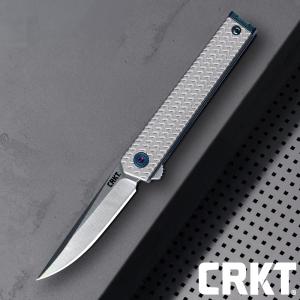 CRKT CEO 마이크로플리퍼 드롭 포인트(F) 폴딩 나이프