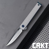 CRKT CEO 마이크로플리퍼 드롭 포인트(F) 폴딩 나이프
