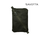 사보타 벨크로 부착형 메쉬 파우치 20x30 올리브그린