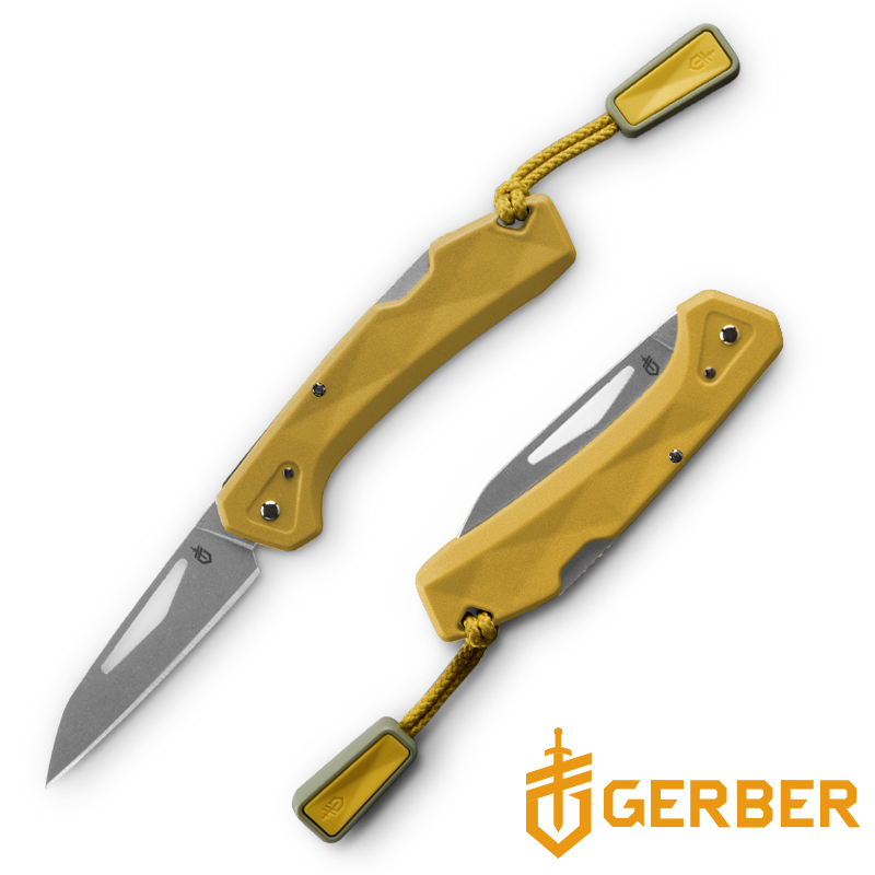 GERBER 거버 LST 미니(F) 머스타드옐로우 폴딩 나이프