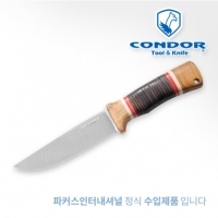 콘도르 부시크래프트 캠핑용 칼 컨트리 백로드 나이프 1075 탄소강 아메리칸 히코리핸들 (CTK-62758)