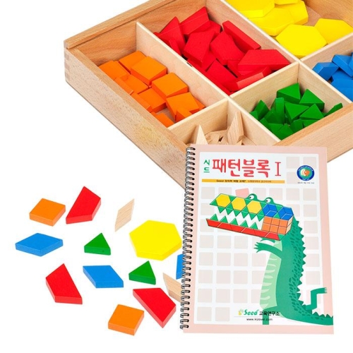 샘통 패턴블록 142p와 시드 교재1단계 샘통 패턴블록 142p와 시드 교재1단계