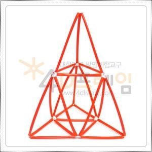 4D프레임 시에르핀스키 삼각형(이등변 1단계)
