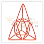 4D프레임 시에르핀스키 삼각형(이등변 1단계)