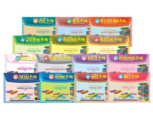 마인드프레스 심리상담 스택 젠가게임 14종 세트