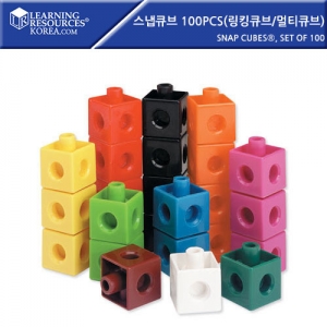 [LER 7584] 스냅큐브 100pcs(링킹큐브/멀티큐브) Snap Cubes?, Set of 100