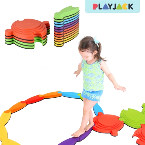 [플레이잭] 징검다리 감각균형대 / 색상조합 유아동 체육교구