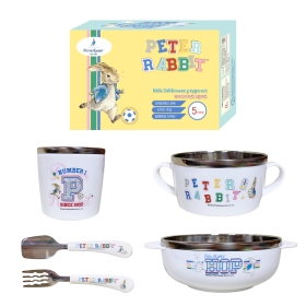 (온라인판매금지) [개별박스포장] 피터래빗 식기 세트 5종 3611 /  피터래빗 식기세트