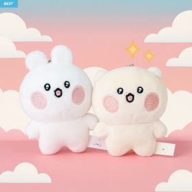 곰돌찡 토끼찡 2종 키링 8cm (혼합)