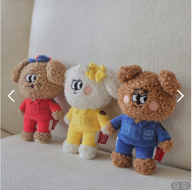 쁘띠팩토리 3종 키링 8cm