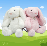 노블래빗 진주목걸이 인형 25cm 2종 혼합