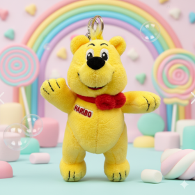 하리보 골드베어 인형 키링 12cm