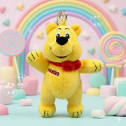 하리보 골드베어 인형 키링 12cm
