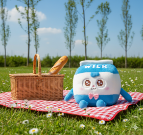 브레드이발소 윌크 인형 25cm