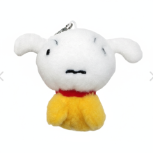 흰둥이 키링 8cm 짱구탐정 버전