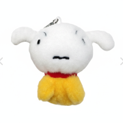 흰둥이 키링 8cm 짱구탐정 버전