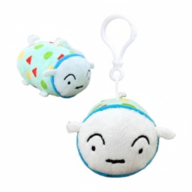 흰둥이 쪼물랑 키링 8cm
