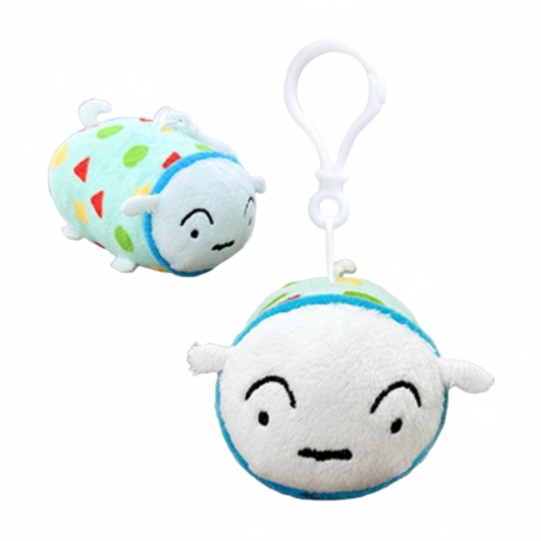 흰둥이 쪼물랑 키링 8cm