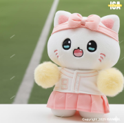 코네코짱 인형 30cm 야구 인형 핑크 치어리더