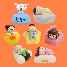 짱구 피규어 무드등 7cm 랜덤 7종
