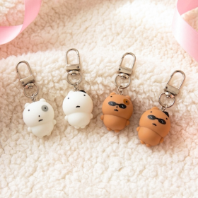 눈멍이 피규어 키링 4종 랜덤박스 눈멍냥이