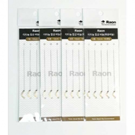 [라온조구] 라온 티타늄 무미늘 묶음바늘 12cm 4호